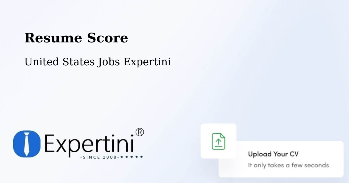 Resume Score & Job Description Match Tool – Circle Pines - United States Jobs Expertini